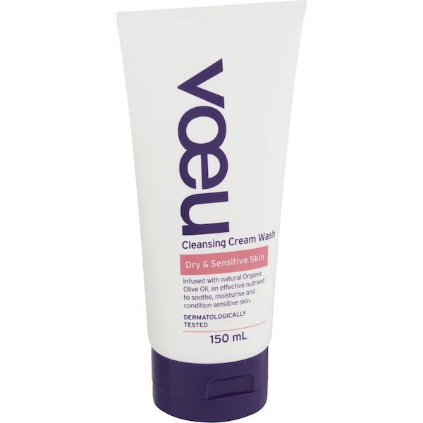 Voeu Cleansing Cream Wash Dry & Sensitive Skin 150ml
