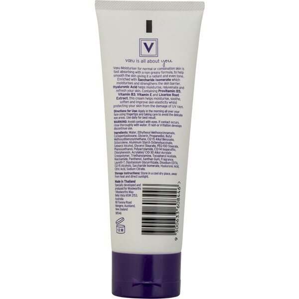 Voeu Moisturiser Normal Or Combination Skin 100ml