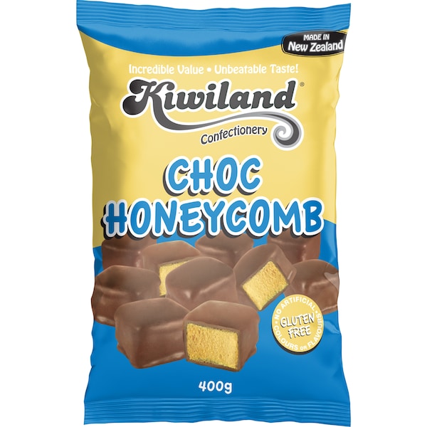 Kiwiland Confectionery Choc Honeycomb 400G