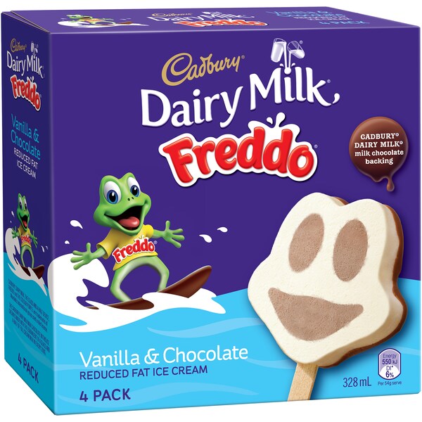 Cadbury Freddo Vanilla & Chocolate Ice Cream 4 pack