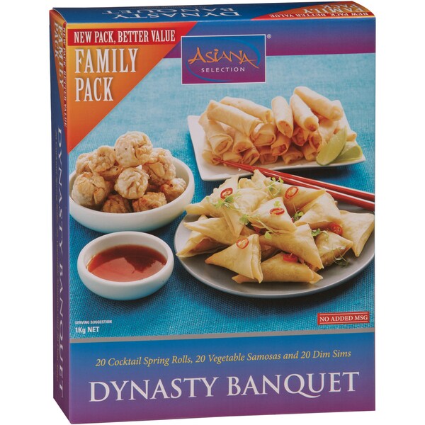 Asiana Dynasty Banquet Selection Value Pack 1kg