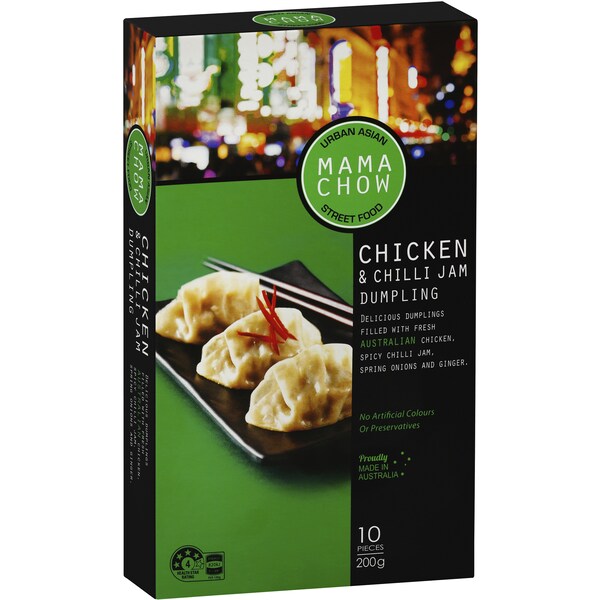 Mama Chow Chicken & Chilli Jam Dumpling  10pk 200g
