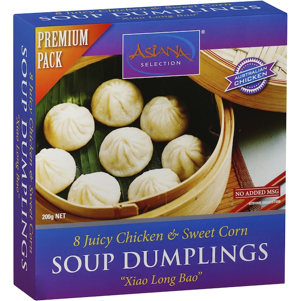 Asiana Chicken & Sweet Corn Soup Dumpling 200g