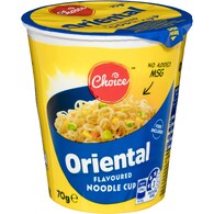 Choice Oriental Flavoured Noodle Cup Noodle Cup