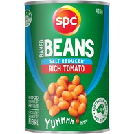 SPC Baked Beans Rich Tomato Salt Reduced