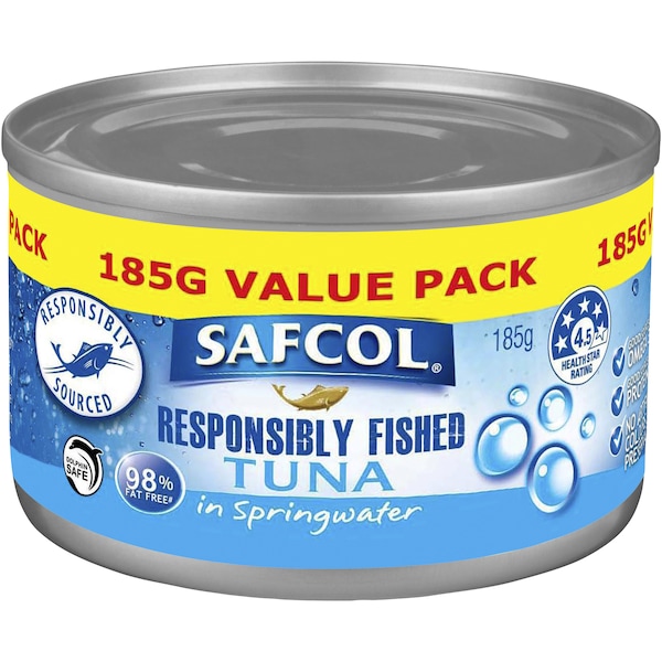 Safcol Tuna In Springwater 185g