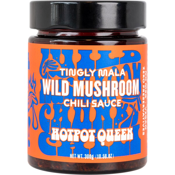 HotPot Queen Tingly Mala Wild Mushroom Chili Sauce 300g