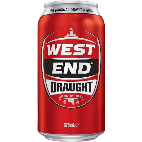 West End Draught Can 375ml