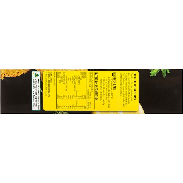 Birds Eye Lemon Lime & Herb Deli Hoki 260g