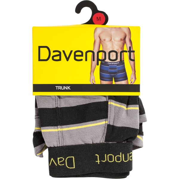 Davenport Mens Underwear Trunks Medium Each