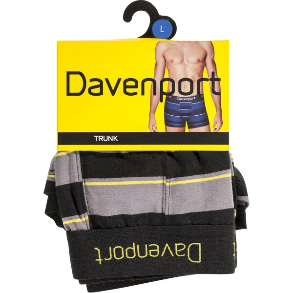 Davenport Mens Underwear Trunks Large Each
