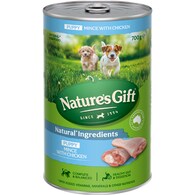 Nature's Gift Puppy Wet Dog Food Mince With Chicken