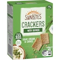 Sunbites Biscuit Crackers Share Pack Sour Cream & Chives