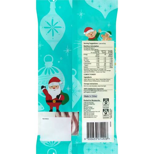 Woolworths Candy Cane Mint 10 Pack bunch