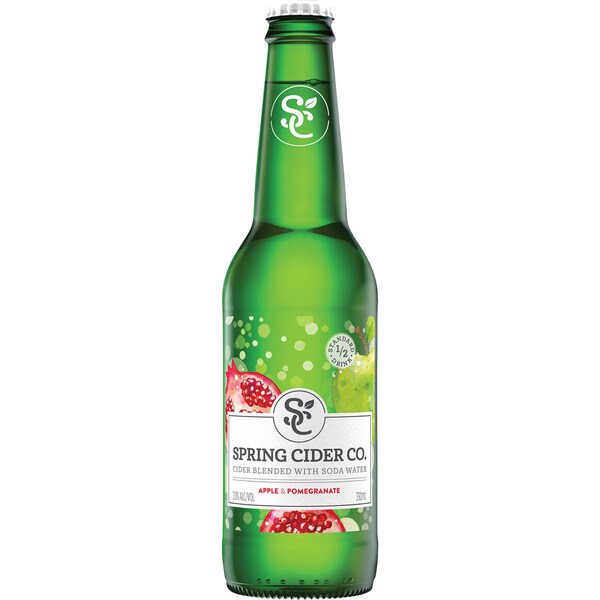 Spring Cider Co. Apple & Pomegranate With Soda Cider 330ml