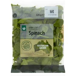 Woolworths Baby Leaf Spinach 120g