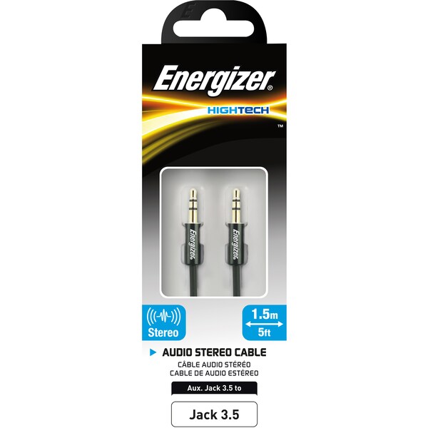Energizer Audio Cable 3.5mm Jack Each