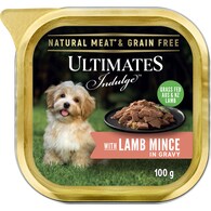 Ultimates Indulge Wet Dog Food Lamb Mince In Gravy