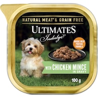 Ultimates Indulge Wet Dog Food Chicken Mince In Gravy