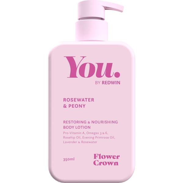 You By Redwin Rosewater & Peony Body Lotion 350mL