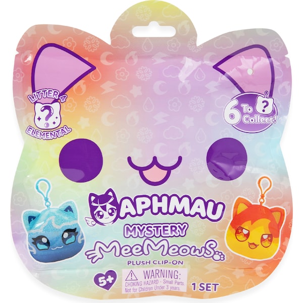 Aphmau Mystery Mee Meows Plush Clip-On Toy Assorted each