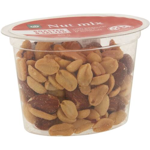 Woolworths Roasted and Salted Mixed Nuts 80g bunch