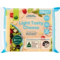 Woolworths Light Tasty Cheese Block