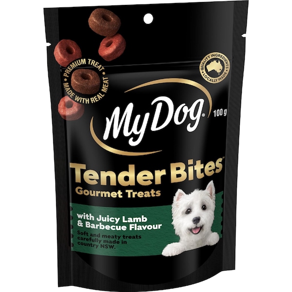 My Dog Tender Bites Gourmet Treats Juicy Lamb & Barbecue 100g