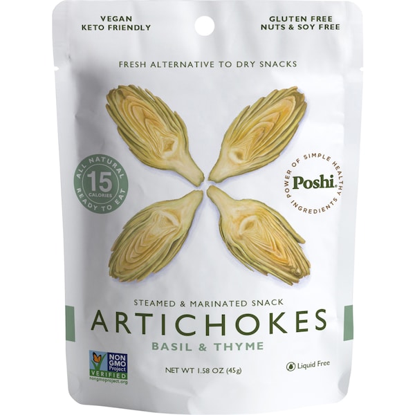 Poshi Artichokes Snack Basil & Thyme 45g