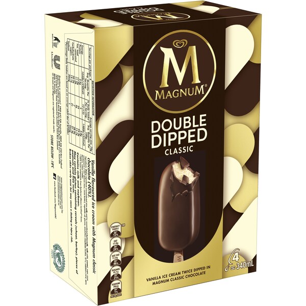 Magnum Double Dip Classic 4 pack