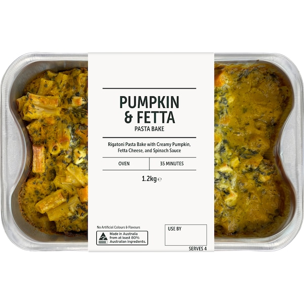 Pumpkin & Fetta Pasta Bake Family Meal 1.2kg