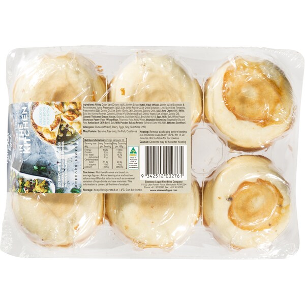 Simmone Logue Tomato Feta & Olive Quiche 480g