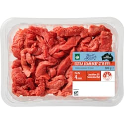 Woolworths Beef Stir Fry 500g