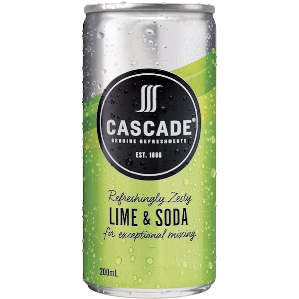 Cascade Lime & Soda Can  200ml