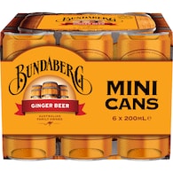 Bundaberg Ginger Beer Mini Cans