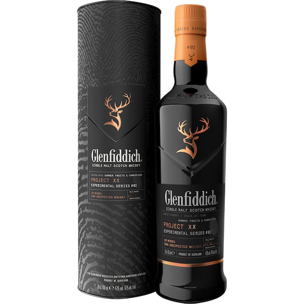 Glenfiddich Project XX Scotch Whisky Bottle 700mL