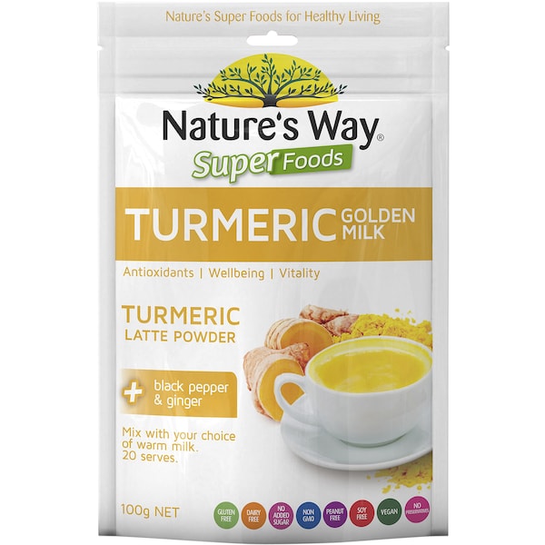 Nature's Way Tumeric Golden Milk Powder 100g