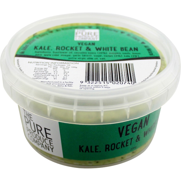 The Pure Produce Company Dip Kale Rocket White Bean 200g