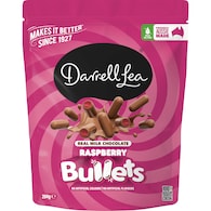 Darrell Lea Milk Chocolate Raspberry Bullets
