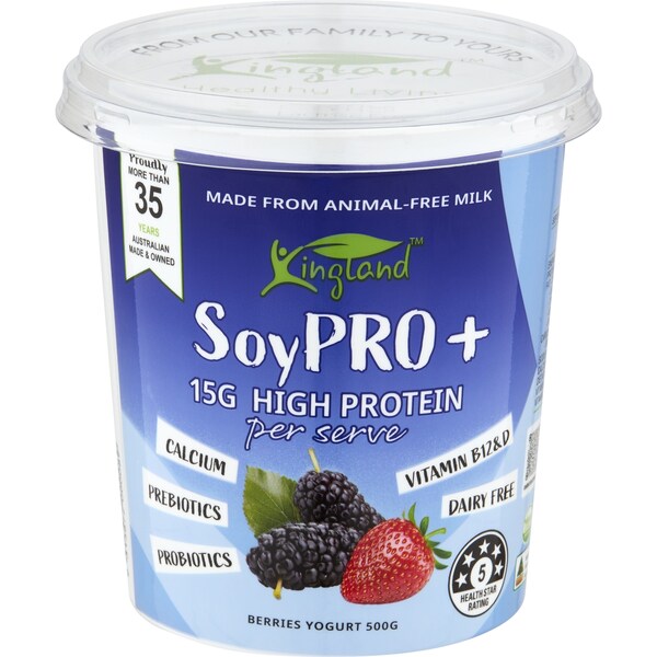 Kingland Soypro Berries Yoghurt 500g
