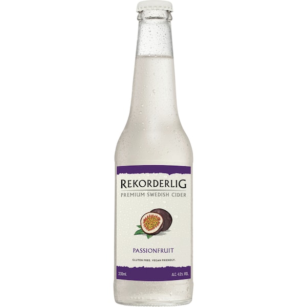 Rekorderlig Passionfruit Cider Bottle 330ml