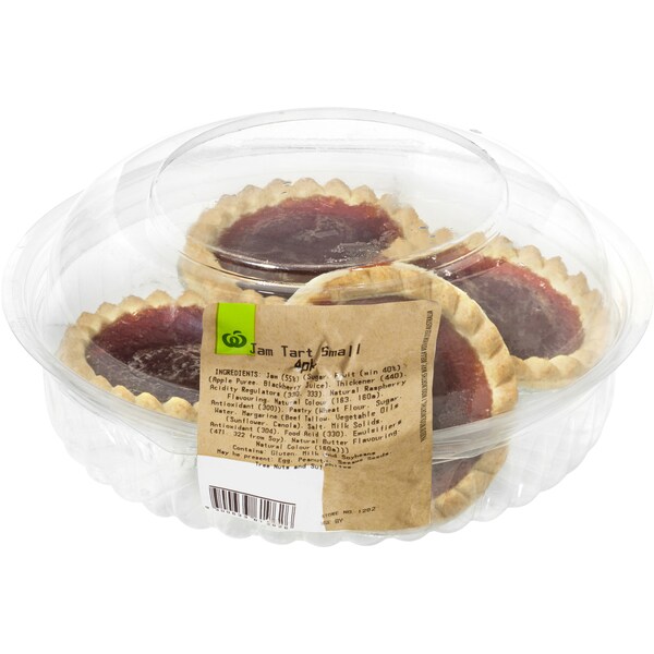 Woolworths Jam Tart Small Each