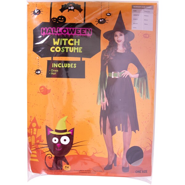Halloween Costume Girl Adult - Witch  Each