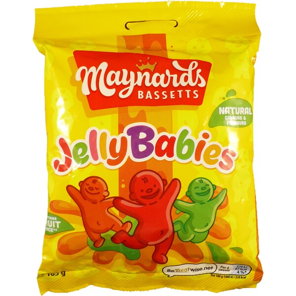 Maynards Bassetts Jelly Babies 165g