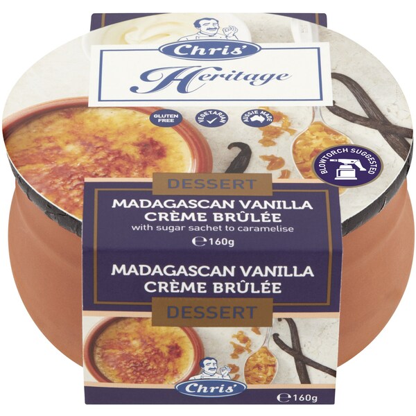 Chris' Heritage Vanilla Creme Brule 160g