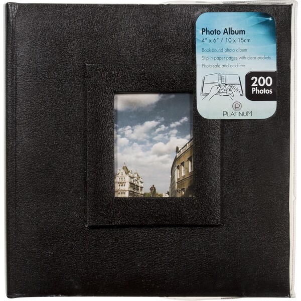 Platinum Photo Album Concerto Black 200 Capacity each