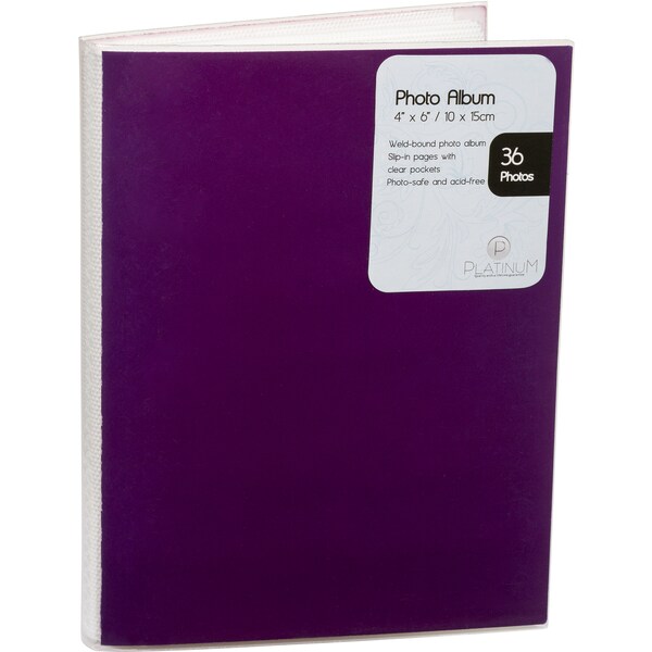 Platinum Photo Album Chic Soft Cover 36 Capacity each