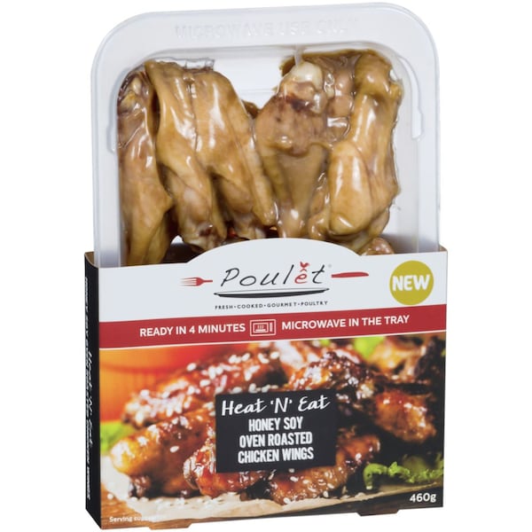 Poulet Soy Chicken Wings Heat n Eat 460g