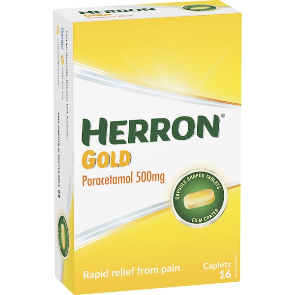 Herron Gold Paracetamol 500mg 16 pack