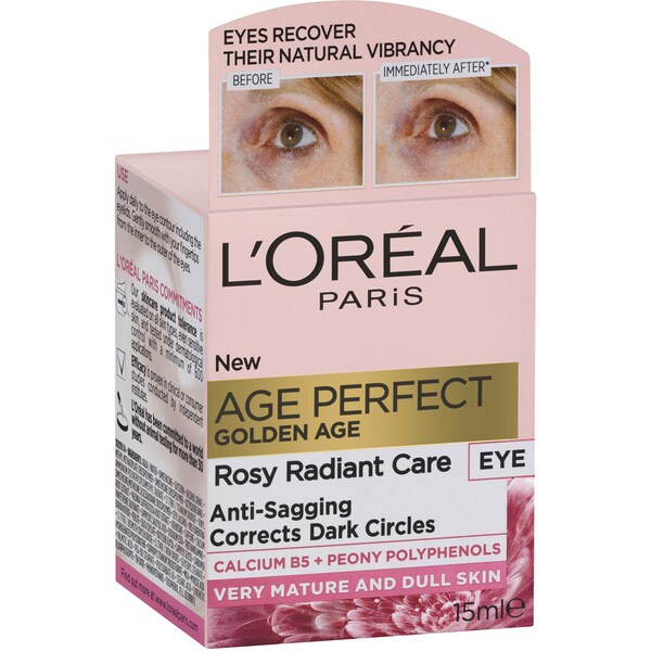 L'Oreal Paris Age Perfect Golden Age Rosy Radiant Eye Care 15mL